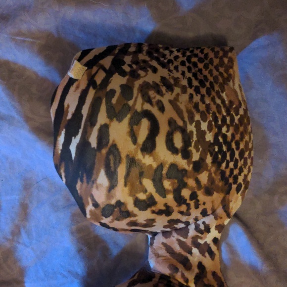 La Senza Strapless Bra C36 Bra Animal Print Cheetah Print Bra 36C - Picture 3 of 16